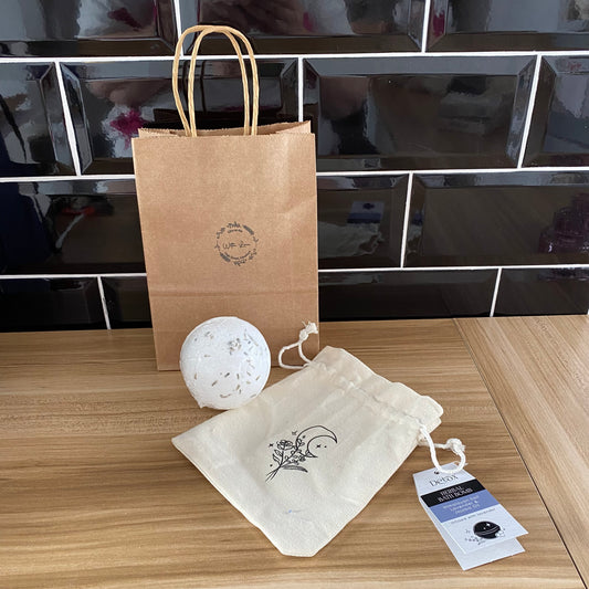 Herbal bath bomb