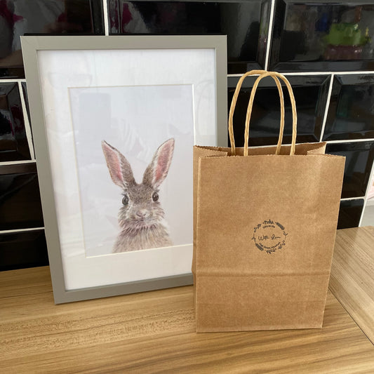 Bunny print (framed)