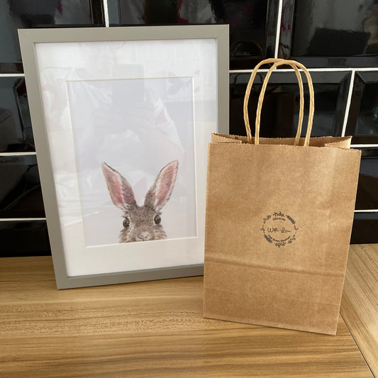 Bunny print (framed)