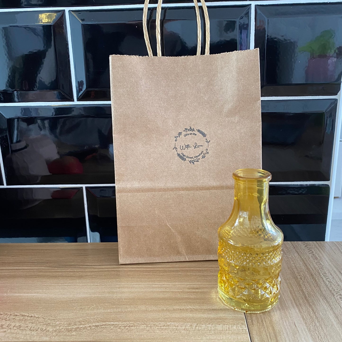 Glass posy vases