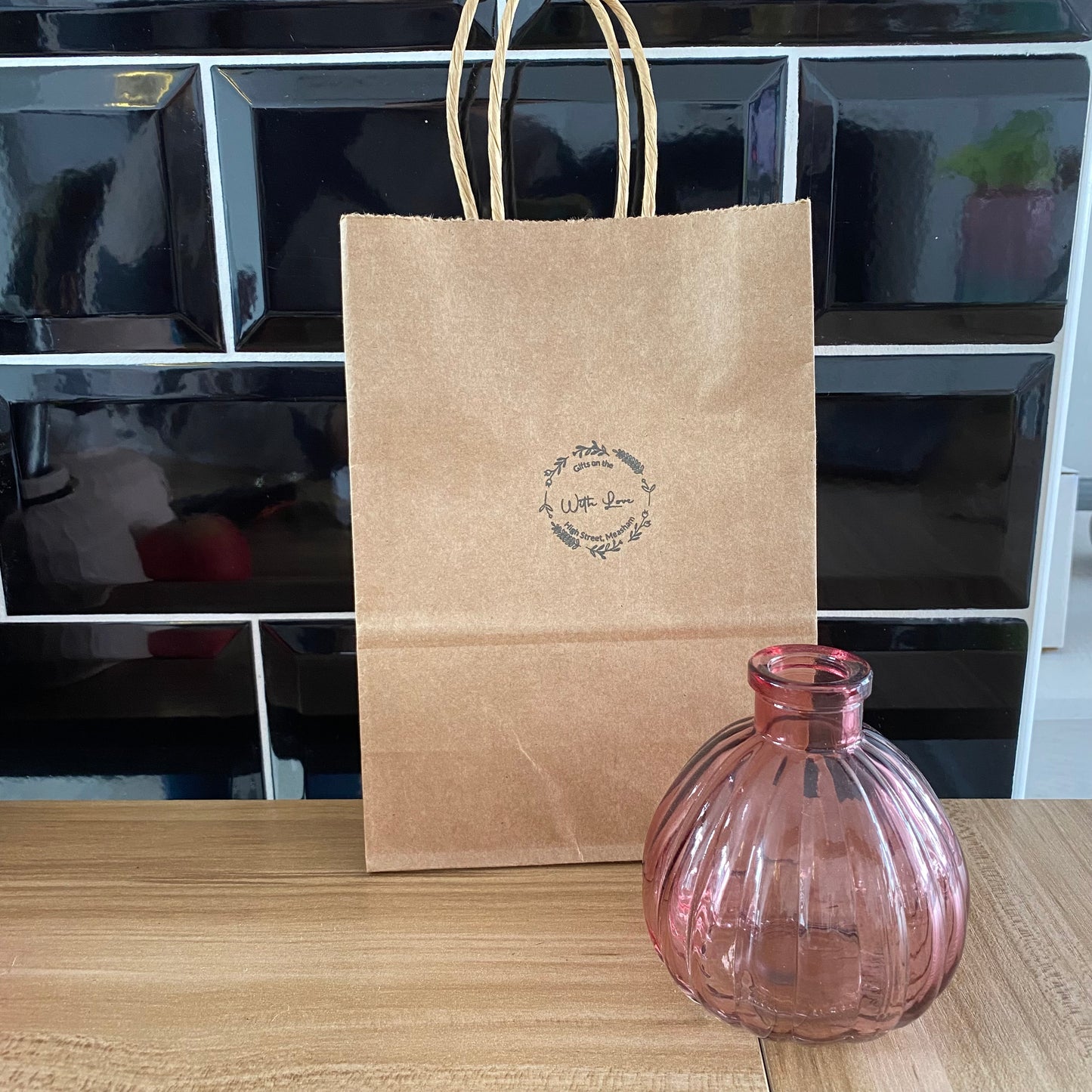 Glass posy vases