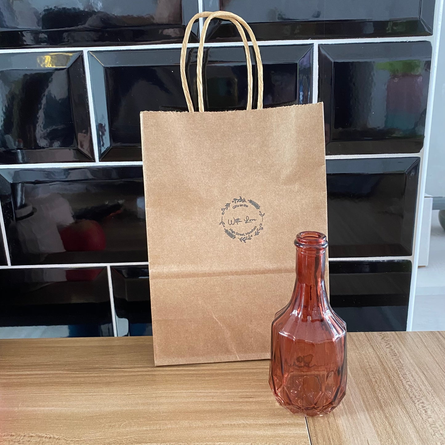 Glass posy vases