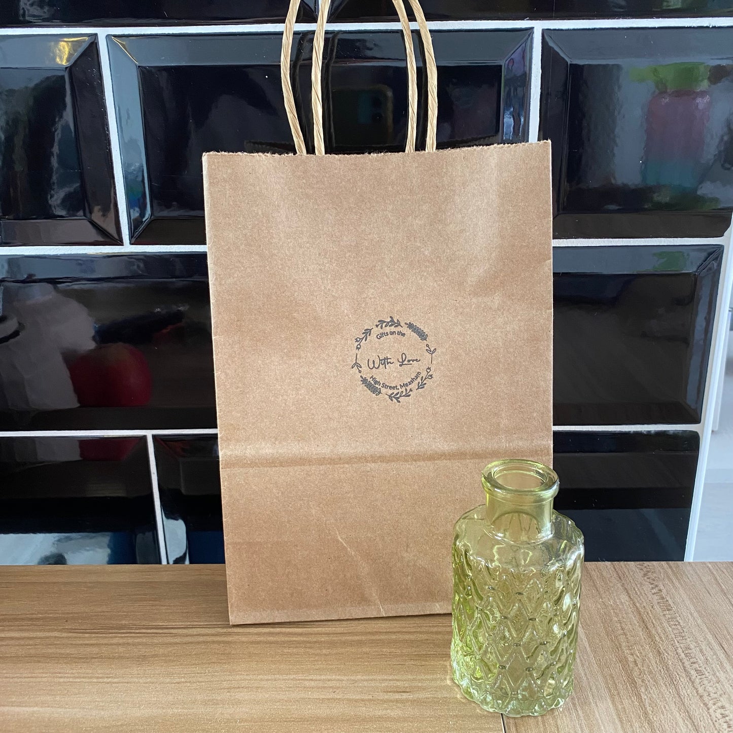 Glass posy vases