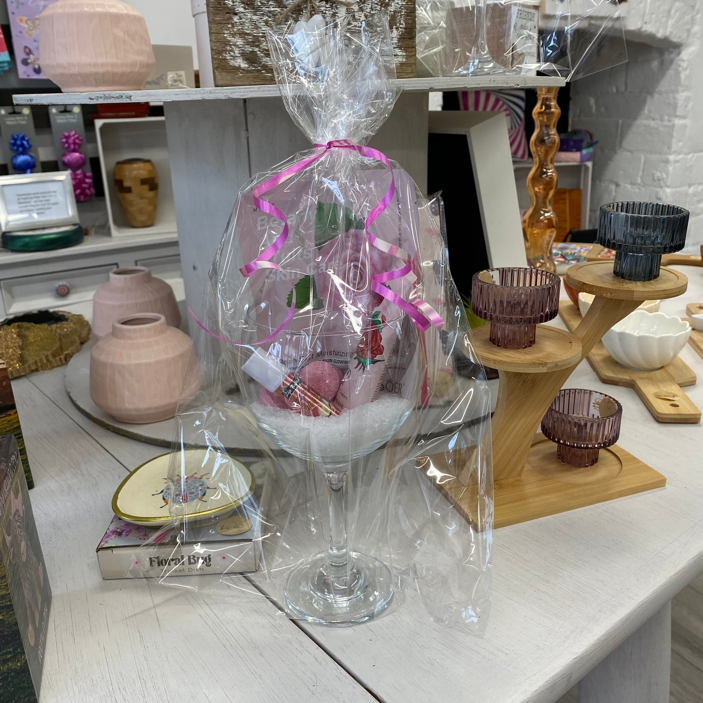 Gin glass pamper gift set