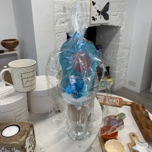 Gin glass pamper gift set