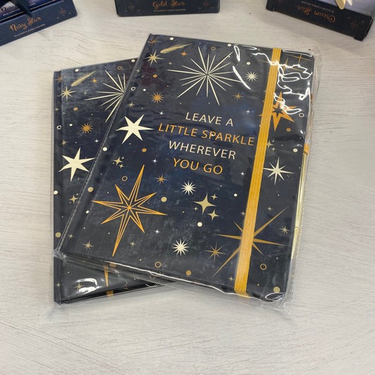 Sparkle note book and pen