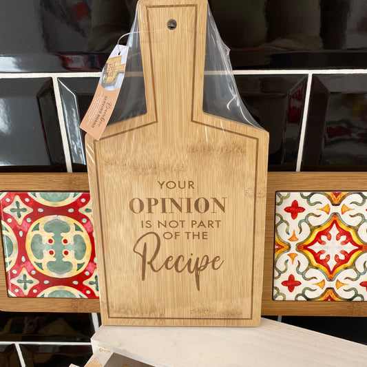 Bamboo serving board