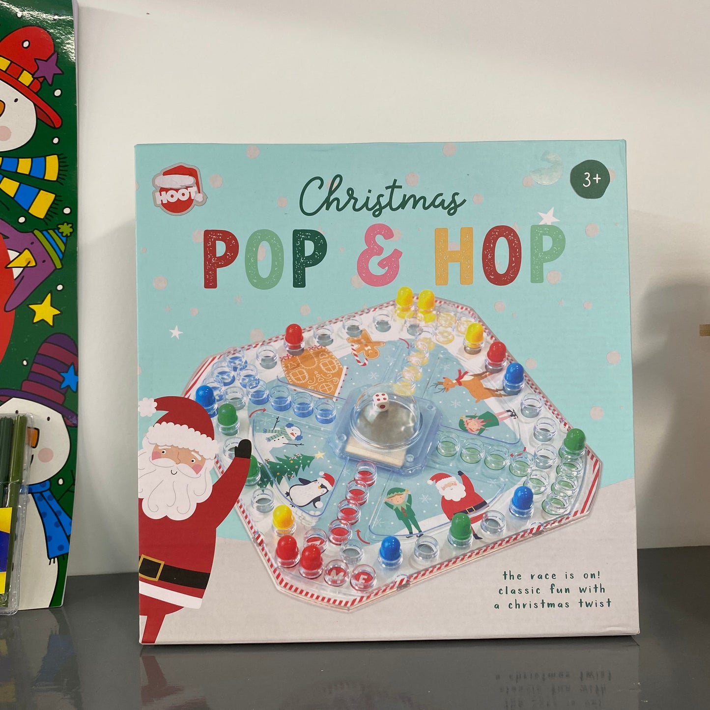Pop and hop Christmas game
