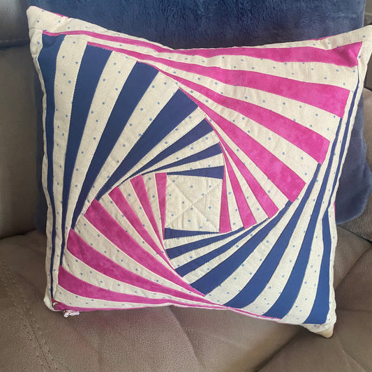 Kaleidescope handmade cushion