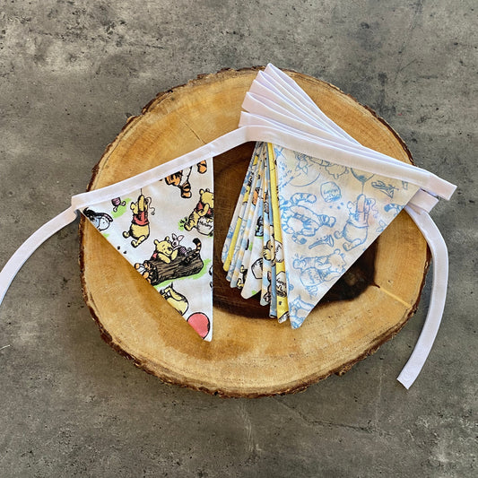 Nursery bunting (winnie the poo multi coloured)