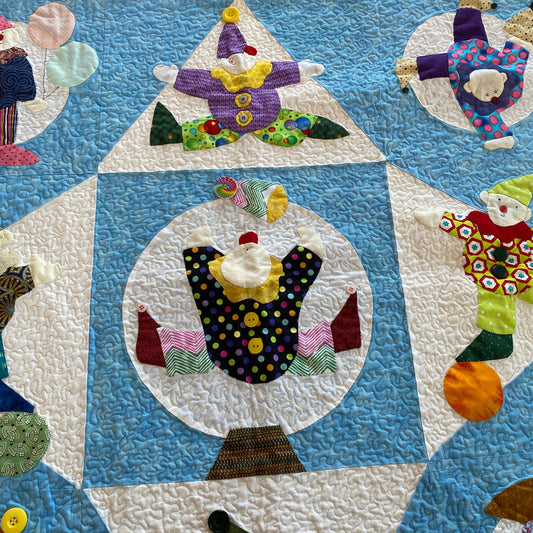Clown wall hanging