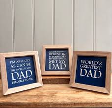 Dad plaque
