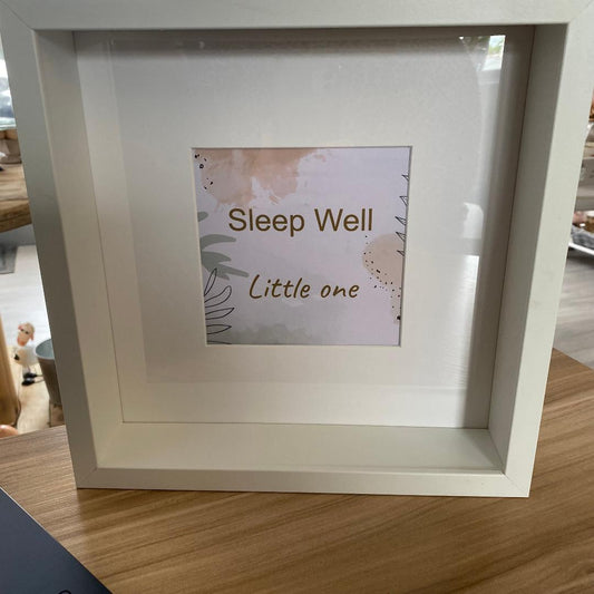Nursery framed print