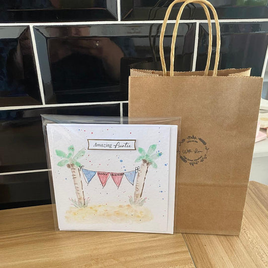 Personalised hand painted greeting cards
