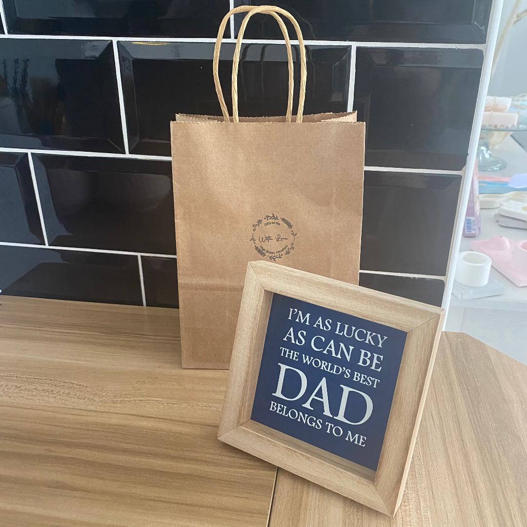 Dad plaque