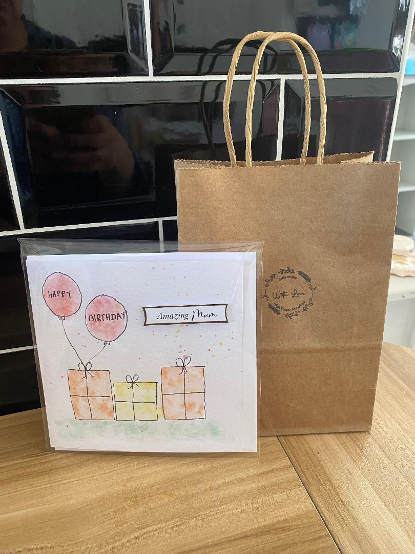 Personalised hand painted greeting cards