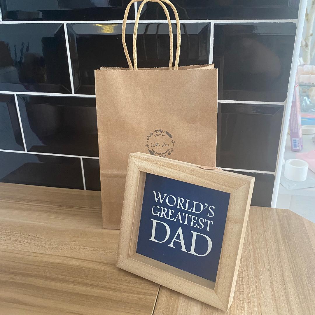 Dad plaque