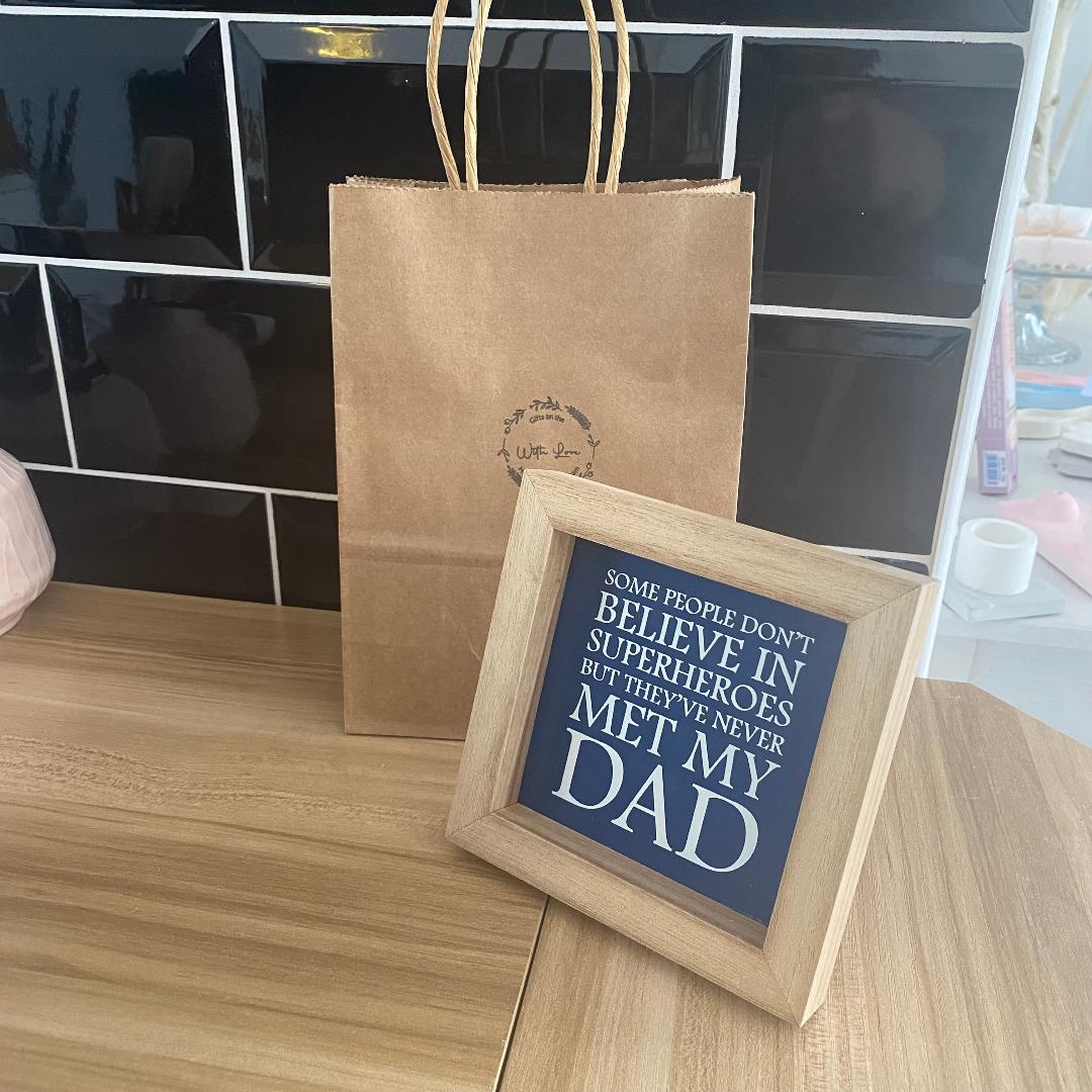 Dad plaque