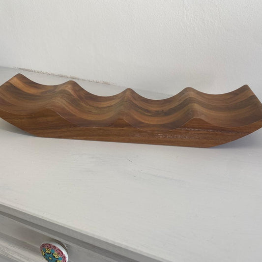 Wooden wine rack