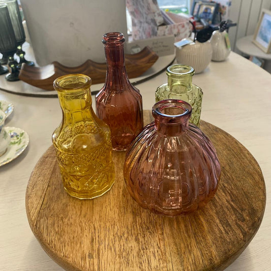 Glass posy vases