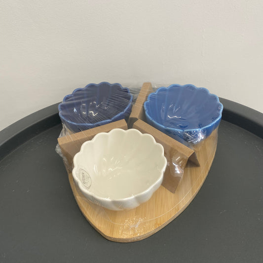 Tapas set blue