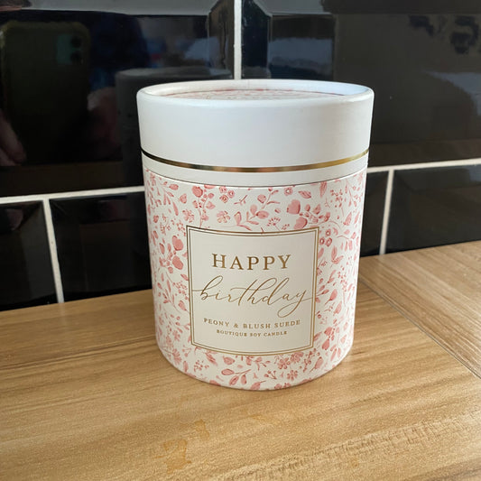 Happy birthday candle