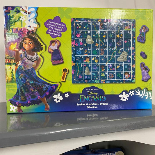 Encanto snakes and ladders game