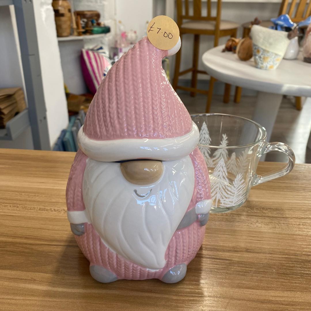 Santa storage jar