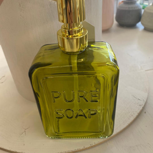 Bohem soap dispenser olive